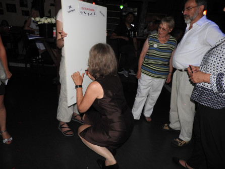 Ein besonderer Abend braucht eine Gäste -Tafel