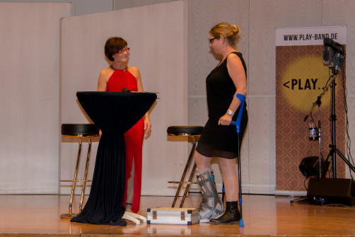 Jutta Schüle die Gastgeberin
