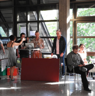 Letzte Absprachen mit Sascha Wolf.... gleich gehts los!