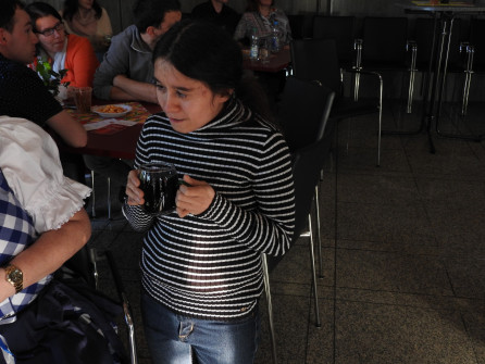 Kleine Pause - an der Bar gibt es leckere Sachen