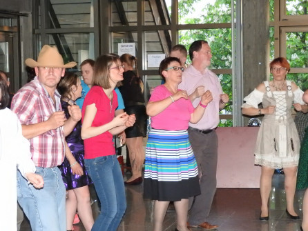 Voller Einsatz ... alle haben Spaß